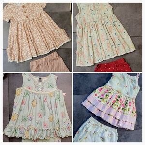 SweetHoney Baby Dress Collection - Floral and Playful Patterns